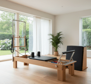 Pilates Reformer dans un studio lumineux